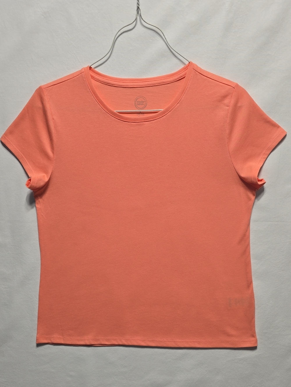 wonder nation - Classic Crew Neck Kids Tee in Coral